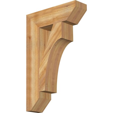 Ekena Millwork Westlake Slat Rough Sawn Bracket, Western Red Cedar, 6"W x 22"D x 34"H BKT06X22X34WTL06RWR